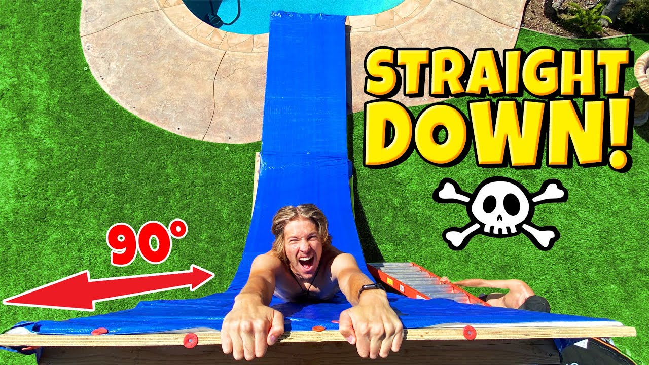 Straight down