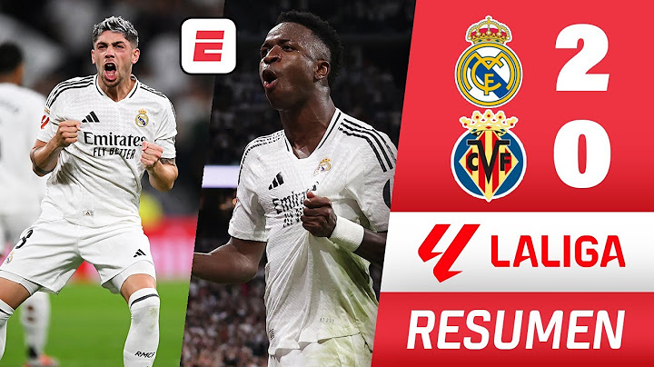 REAL MADRID GANÓ con GOLAZOS de VINICIUS Y VALVERDE, 2-0 vs VILLARREAL | RESUMEN | La Liga