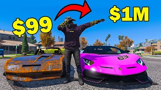 From $99 To $1,000,000 In GTA 5 RP