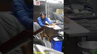 Sneaky Suspect at Large Steals Plate of Food from Truck
