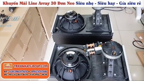 Loa array 30 Đơn Neo Cao Cấp Khuyến mãi giá cực tốt
