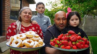 Village donuts with a simple recipe. The grandchildren were happy