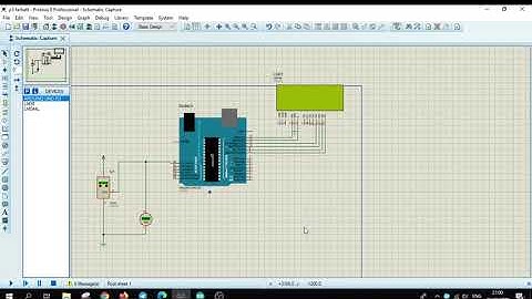 arduino + proteus : input analog dengan sensor suhu