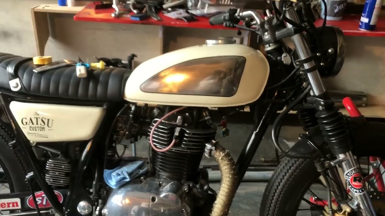 250trタンク　カスタムペイント 突然ですが完成しました 250TRその13 | 素敵なバイクを紹介