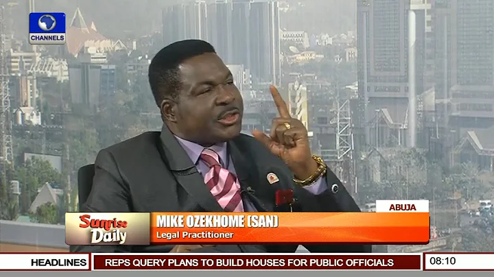 Developments In The Senate: Mike Ozekhome Frowned Against Femi Falana's Stance Pt. 1