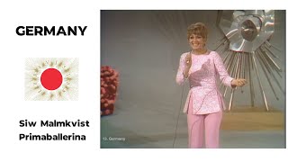 Siw Malmkvist - Primaballerina (Eurovision 1969 - Germany)