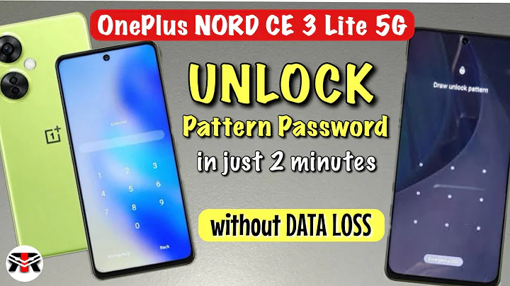 Oneplus Nord CE 3 Lite 5G 🔐 Unlock Without Pc 🖥️ Hard Reset 👉Pattern Lock, Password Lock Remove Free