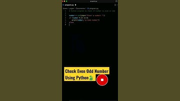 Python program to check number is even or odd #shorts #viral  #programming #learn_programming_1200