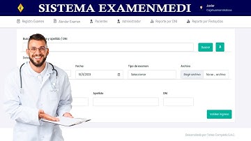 Sistema de registro de Examen Médico en PHP v8.2 y MYSQL + Código fuente (Crud full API)