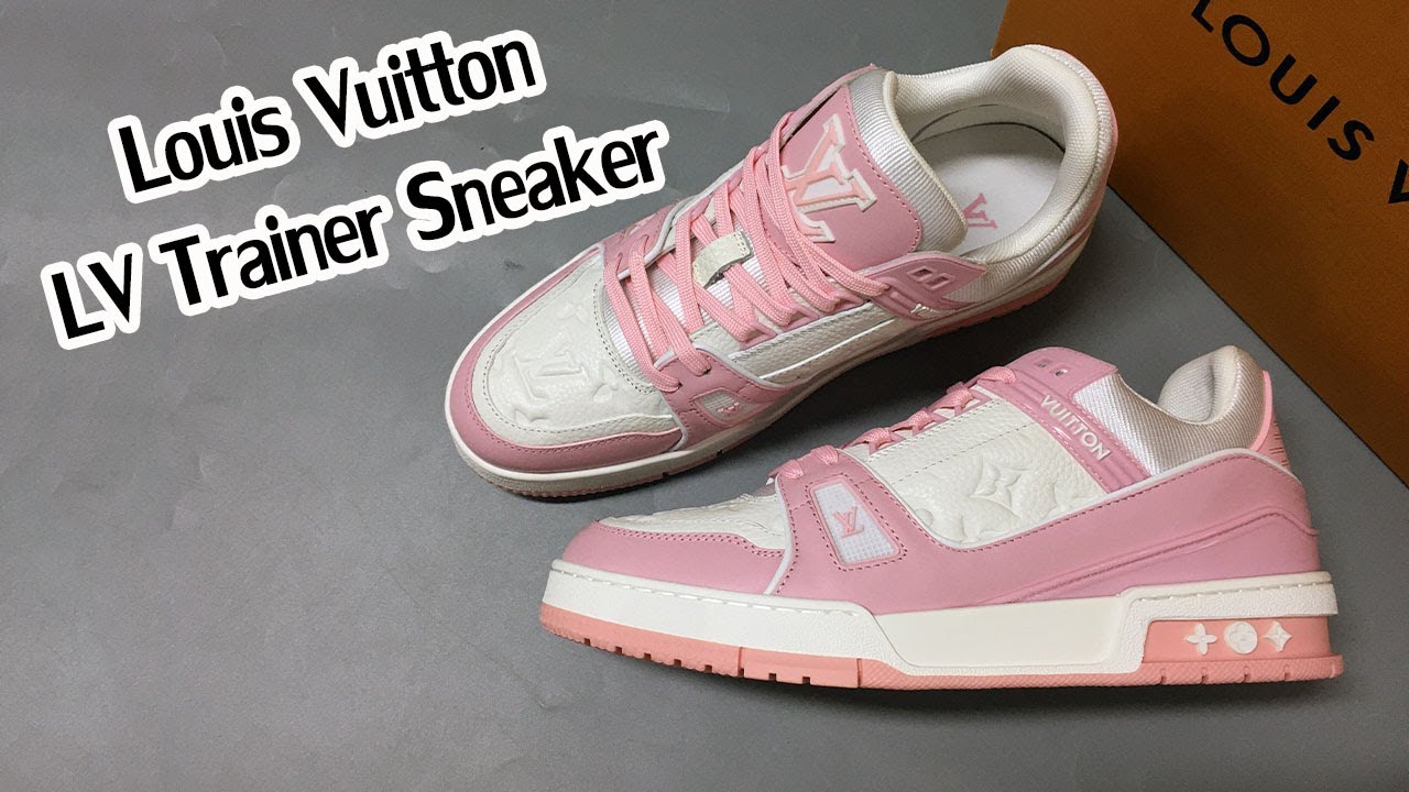 lv trainer sneaker women