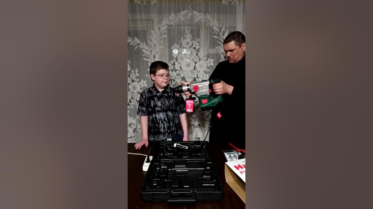 перфоратор Hammer FLEX PRT1500A - YouTube