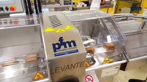 PFM robotized stacking and packaging line for rusks and bread slices