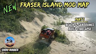 New Fraser Island Mod Map - Snowrunner - Build Timelapse Video