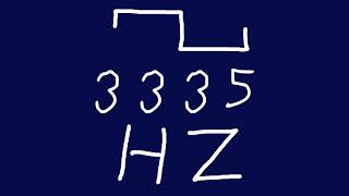 3335 hz square