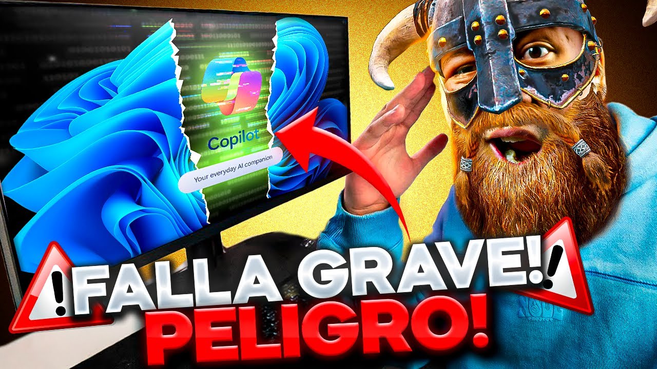 ⚠️Desinstala Windows YA! / Falla GRAVE Filtra tus datos 🤬