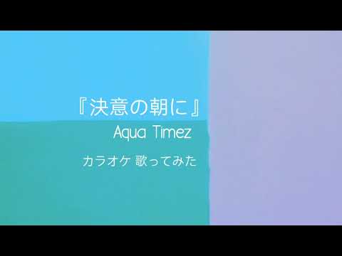 【歌ってみた】決意の朝に / Aqua Timez（カラオケ）