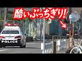 文句無しのぶっちぎり！相当速かったワゴンRに天罰！【パトカーによる一時停止取り締まり】