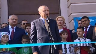 Cumhurbaşkanı Erdoğan Gagauz Özerk Bölgesinde Resimi