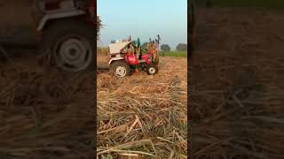 Mahindra Arjun Tractor Heavy Loaded Sugarcane Trolley अरजन टरकटर टरल