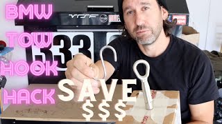 BMW F80 M3 | Budget Tow Hook Hack | Only Takes 5 Minutes!!! Bmw Motorsport Tow Strap E36 M3