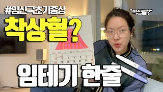 착상혈 임테기 한줄, 임신 증상일까? 임신 극초기 증상 총정리✅ㅣ임신준비브이로그5