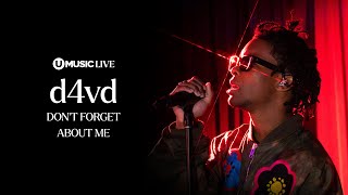 d4vd - Don't Forget About Me (Acoustic) | UMUSIC LIVE Resimi