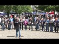 Fanfarenzug Plockhorst (alte Besetzung) Flashmob in Peine 2015