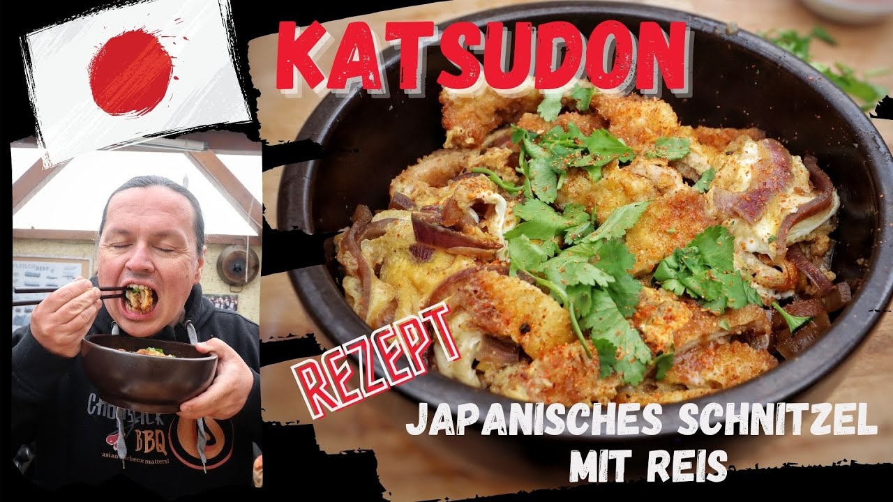 KATSUDON - Japanisches Schnitzel TONKATSU mit genialer Sauce und Ei auf ...