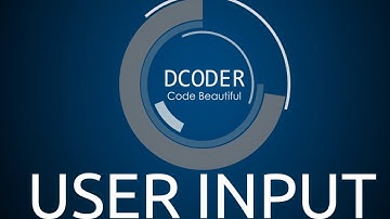 User Input Operations