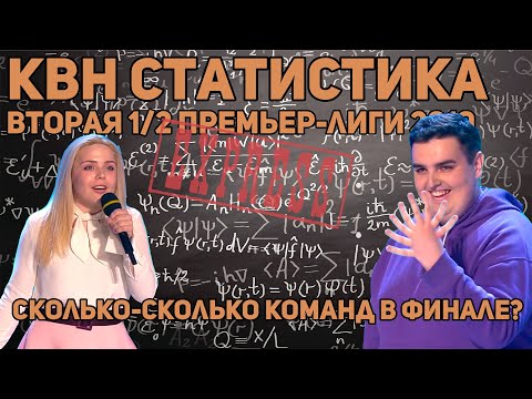 КВН статистика (экспресс). Вторая 1/2 Премьер-лиги 2019