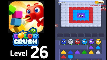 Color Crush level 26 Guide Walkthrough Solution