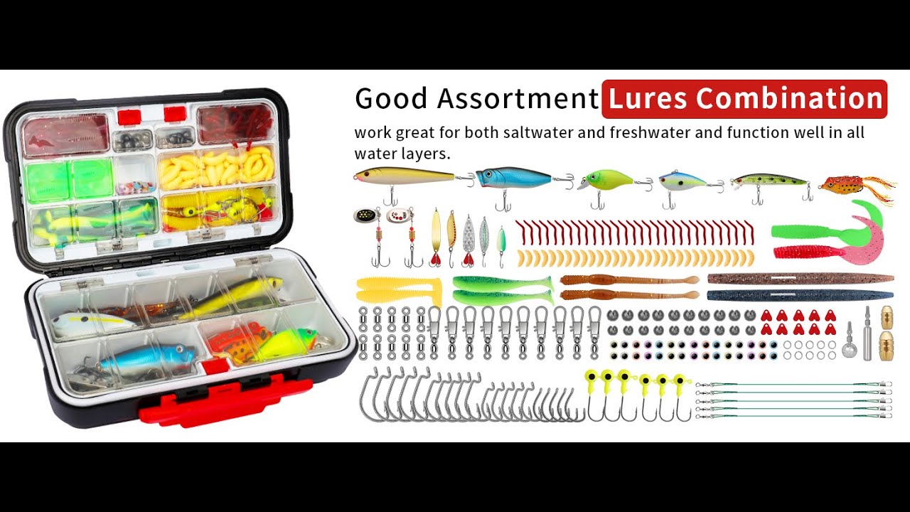 TRUSCEND Fishing Lures Accessories Kit 