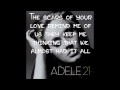 Rolling In The Deep~Adele LYRICS