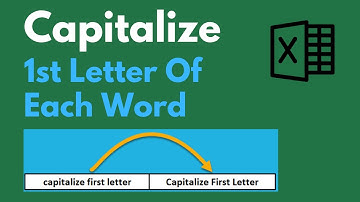 [EXCEL] Capitalize First Letter Of Each Word In A Cell