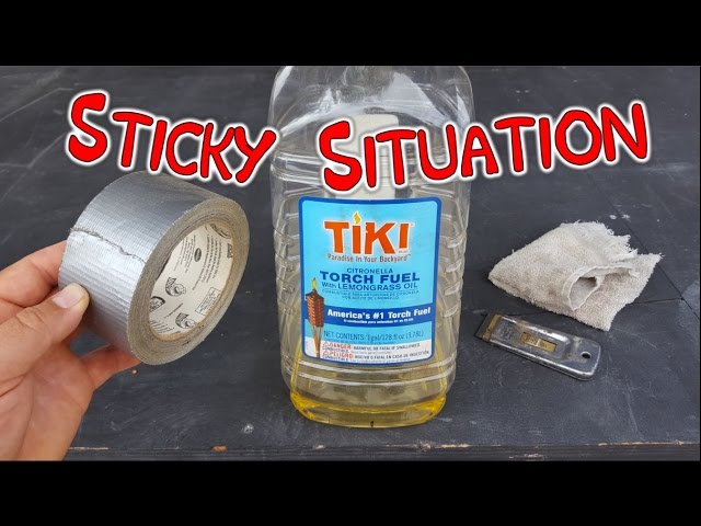 Best Cleaner Ever to Remove Sticky Tape from floors, etc Safe & Easy! 