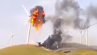 Wind Turbine Disasters Caught On Camera