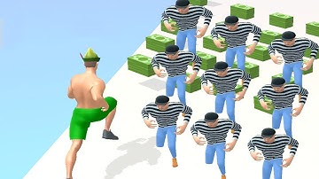 Muscle Rush Lvl 7 - 8 New Update All Levels Gameplay Walkthrough