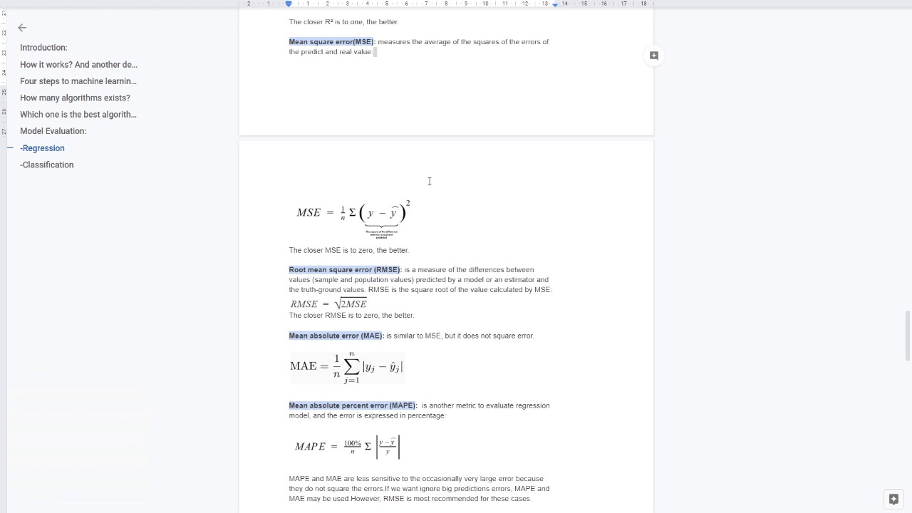 Machine Learning - Model Evaluation - Regression - YouTube