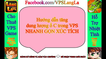 Hướng dẫn tăng dung lượng ổ C trong VPS | VPSPika.Com