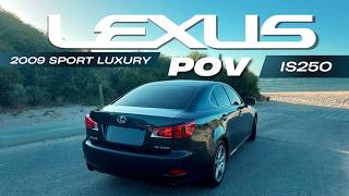 2009 Lexus Is250 Sports Luxury Pov Drive 2.5L V6 Luxury Sedan