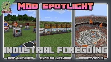 Industrial Foregoing Tutorial - Misc. Machines, Mycelial Network, & Tools | Minecraft 1.16.5