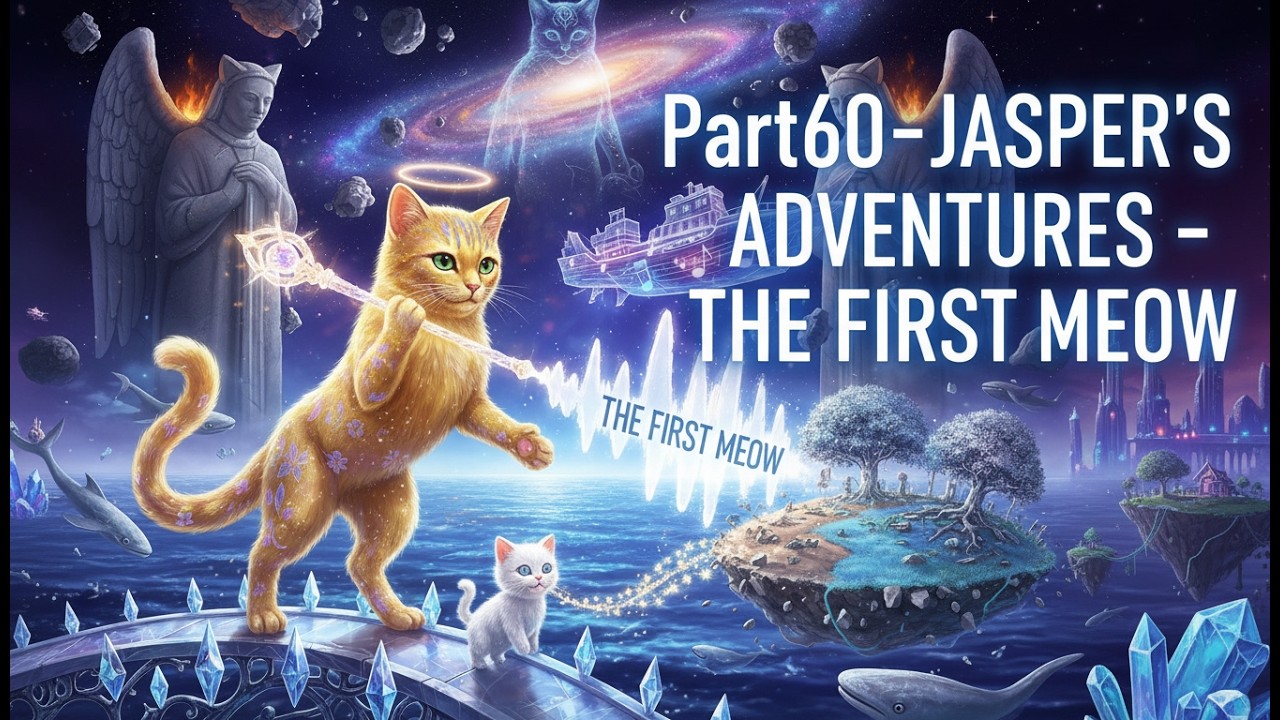 cat-family-Part60-JASPER'S ADVENTURES - THE FIRST MEOW