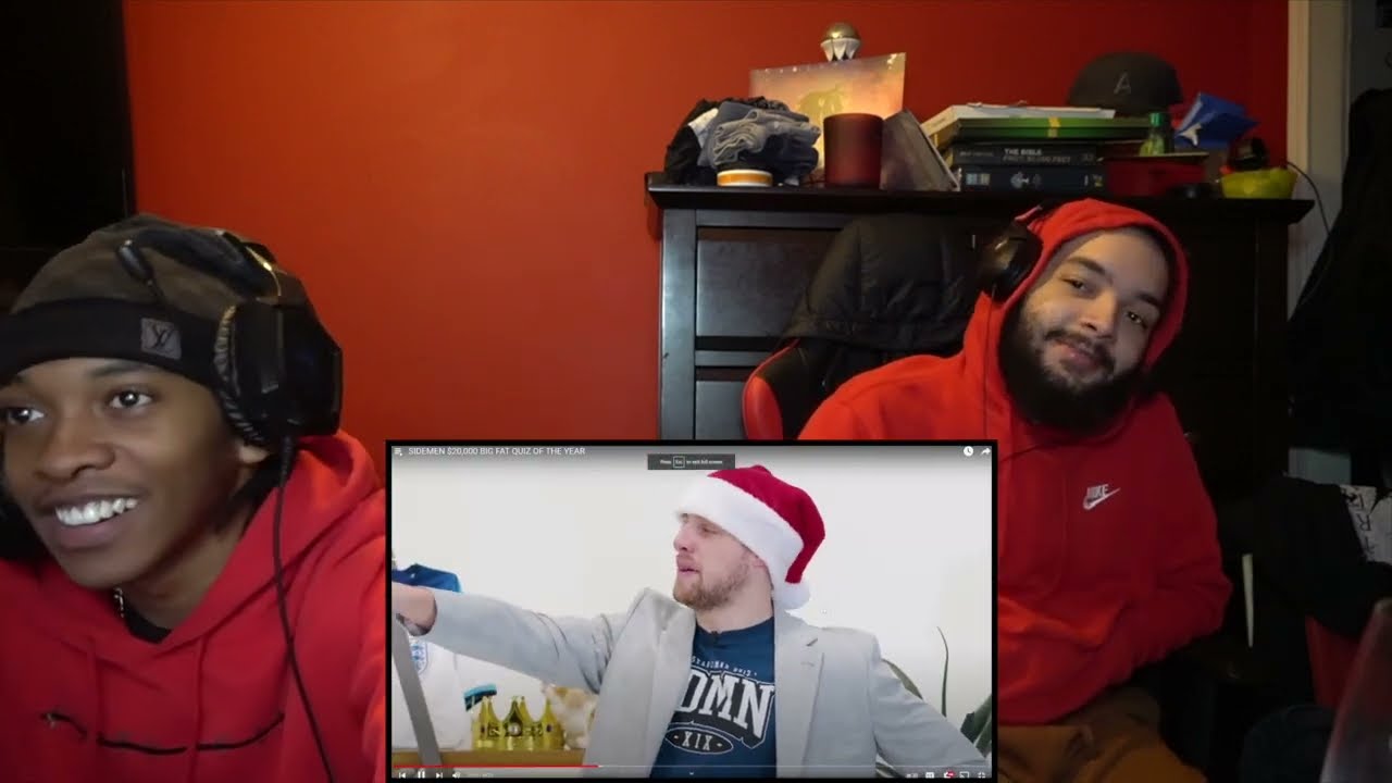 FORGOT HE SAID THAT 🥴💀 | AMERICANS REACT TO SIDEMEN $20,000 BIG FAT QUIZ OF THE YEAR