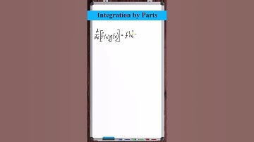 Integration by Parts | Formula Derivation