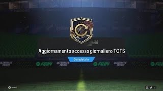 FC24 - WALKOUT - TEAM OF THE SEASON DAILY LOGIN UPGRADE - AGGIORNAMENTO ACCESSO GIORNALIERO TOTS SCR