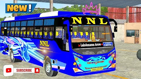 Brand New🖖NNL Bs6😍Laksmanan Arrow Bussid💥Mod😈😘Test Drive💥Upcoming Bus ModTamil🤩Promo