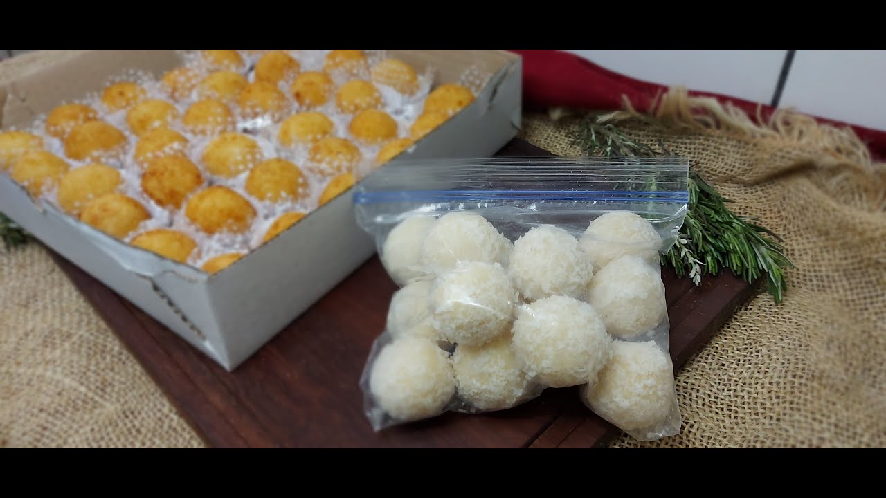 O Segredo de Como CONGELAR, DESCONGELAR E FRITAR! Bolinha de queijo.