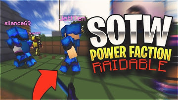 making a HUGE POWER FACTION RAIDABLE on SOTW in 10 SECONDS | Minecraft HCF