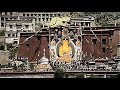 Tibet:Temple in the mountain チベット 山の上にある寺院(密教の世界007)