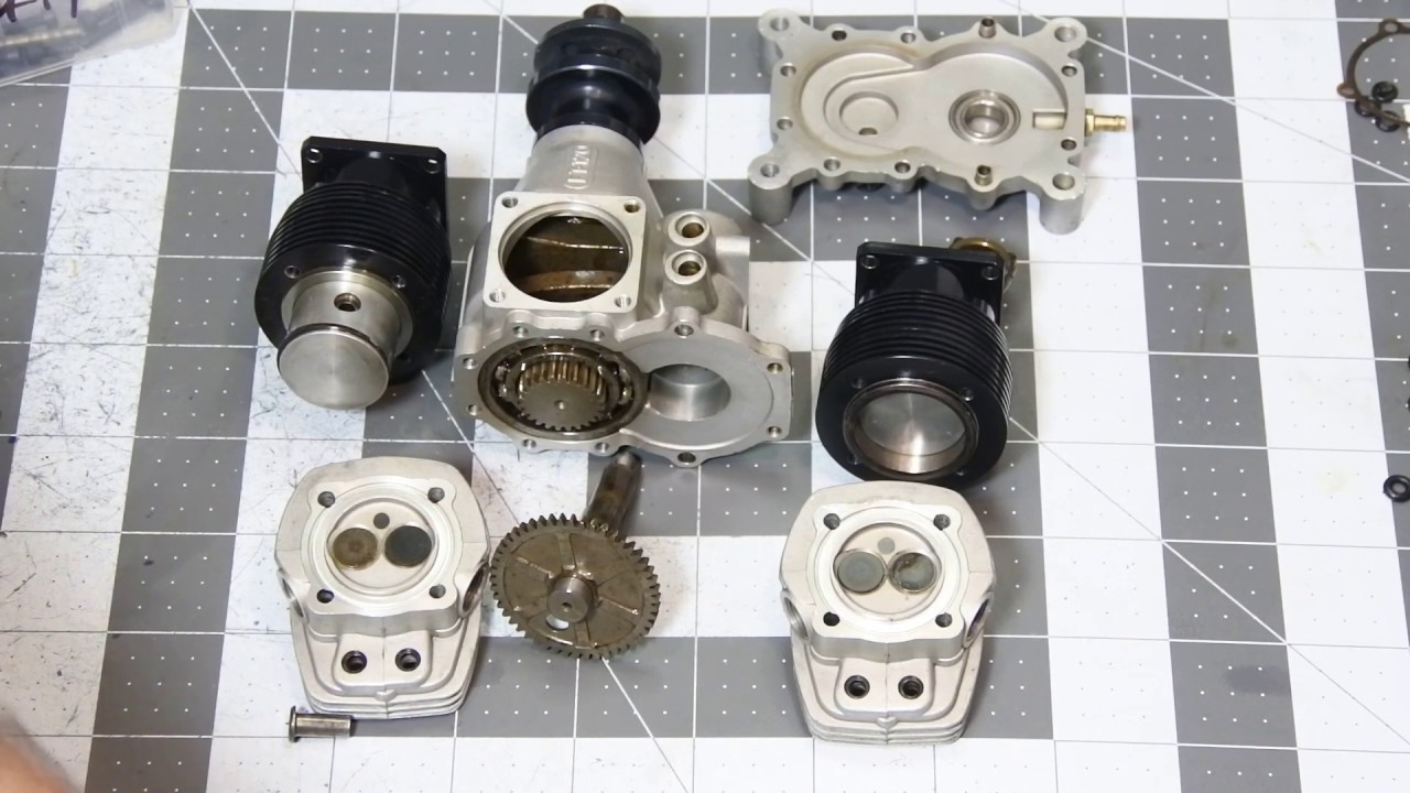 O.S. FT-120 Gemini Engine OS 0 FT 小川精機 ENGINE RC ジェミニ Flat